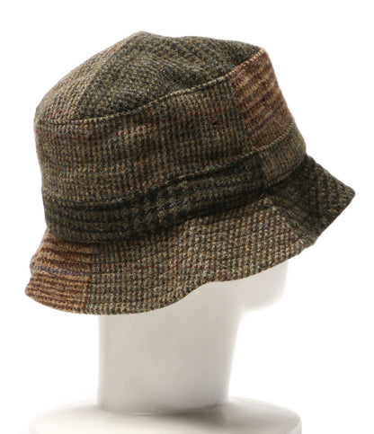 POLO RALPH LAUREN バケットハット ウール ブラウンチェック メンズ SIZE S/M/ ポロ・ラルフローレン
