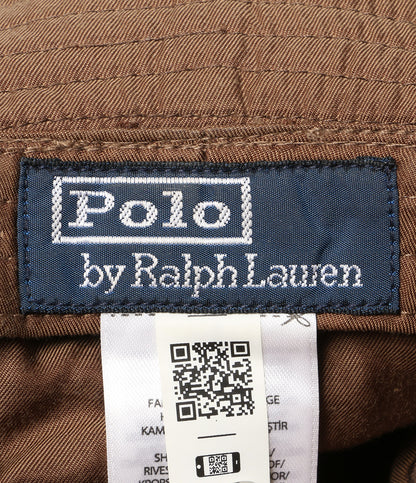 POLO RALPH LAUREN バケットハット ウール ブラウンチェック メンズ SIZE S/M/ ポロ・ラルフローレン