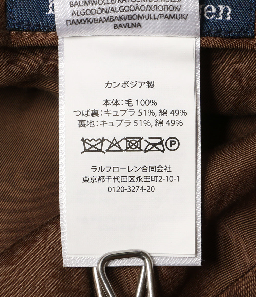 POLO RALPH LAUREN バケットハット ウール ブラウンチェック メンズ SIZE S/M/ ポロ・ラルフローレン