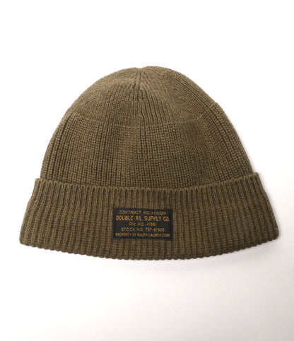 ダブルアールエル ニット帽 コットン ウォッチキャップ OLIVE メンズ SIZE ONE SIZE Double RL