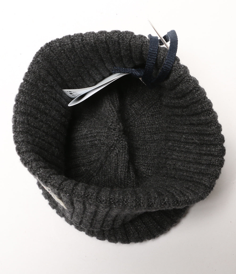 モンクレール 美品 ニット帽 D2 091 グレー カシミヤ100％ メンズ MONCLER