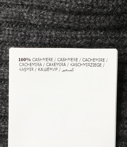 モンクレール 美品 ニット帽 D2 091 グレー カシミヤ100％ メンズ MONCLER