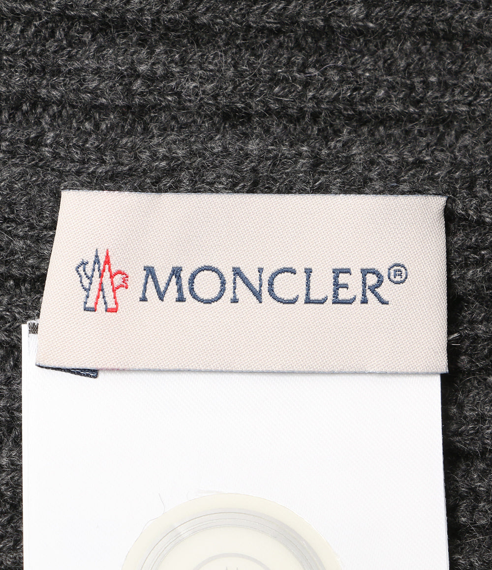 モンクレール ニット帽 D2 091 グレー カシミヤ100％ メンズ MONCLER