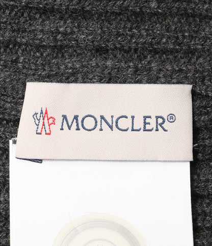 モンクレール ニット帽 D2 091 グレー カシミヤ100％ メンズ MONCLER