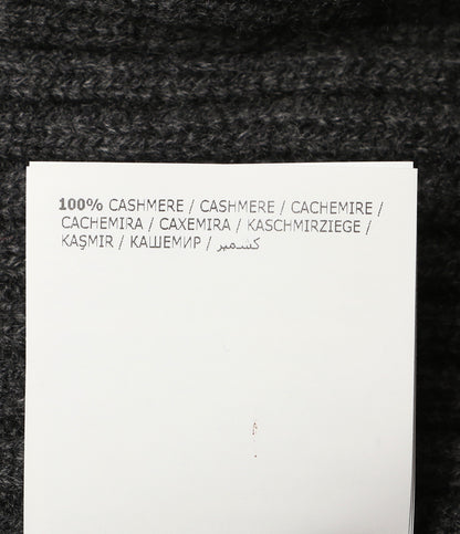 モンクレール ニット帽 D2 091 グレー カシミヤ100％ メンズ MONCLER