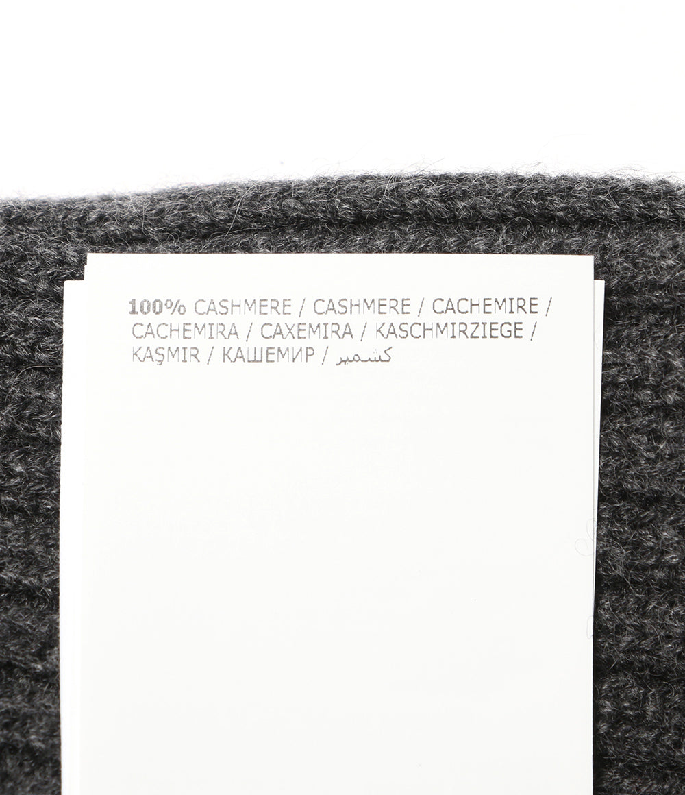 モンクレール 美品 ニット帽 D2 091 グレー カシミヤ100％ メンズ MONCLER