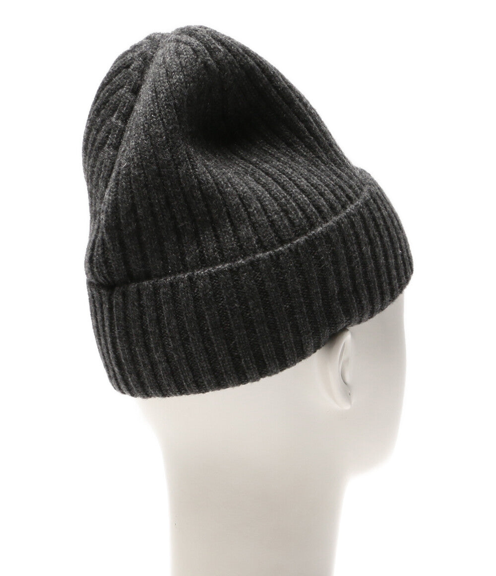 モンクレール 美品 ニット帽 D2 091 グレー カシミヤ100％ メンズ MONCLER