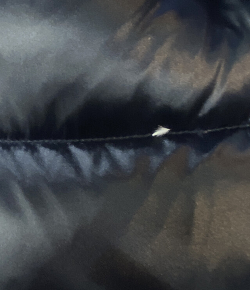 POLO RALPH LAUREN ダウンベスト ウール×ナイロン フード付 ネイビー メンズ SIZE L ポロ・ラルフローレン