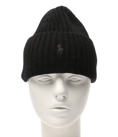 ポロ・ラルフローレン ニット帽 リブ ブラック タグ付 メンズ SIZE ONE SIZE POLO RALPH LAUREN