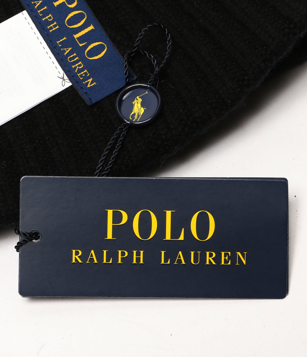ポロ・ラルフローレン ニット帽 リブ ブラック タグ付 メンズ SIZE ONE SIZE POLO RALPH LAUREN