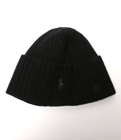 ポロ・ラルフローレン ニット帽 リブ ブラック タグ付 メンズ SIZE ONE SIZE POLO RALPH LAUREN