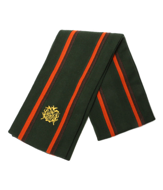 POLO RALPH LAUREN クレストストライプド ウール マフラー メンズ SIZE ONE SIZE ポロ・ラルフローレン