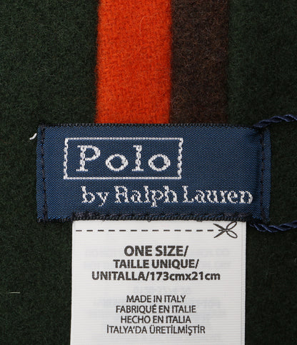 ポロ・ラルフローレン クレストストライプド ウール マフラー メンズ SIZE ONE SIZE POLO RALPH LAUREN