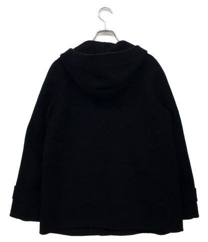 ギャルリーヴィー ピーコート ダブルフェイス ネイビー フーディー 100％カシミヤ レディース SIZE 1 GALERIE VIE