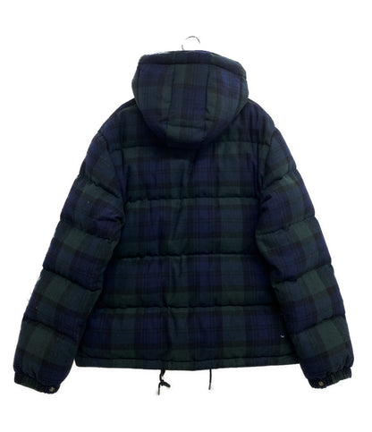POLO RALPH LAUREN ダウンジャケット チェック ウールブレンド フーディー メンズ SIZE L ポロ・ラルフローレン