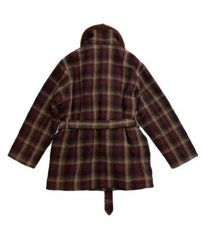 美品 POLO COUNTRY ポロカントリー ラルフローレン ピーコート チェック ボア 2024 メンズ SIZE L