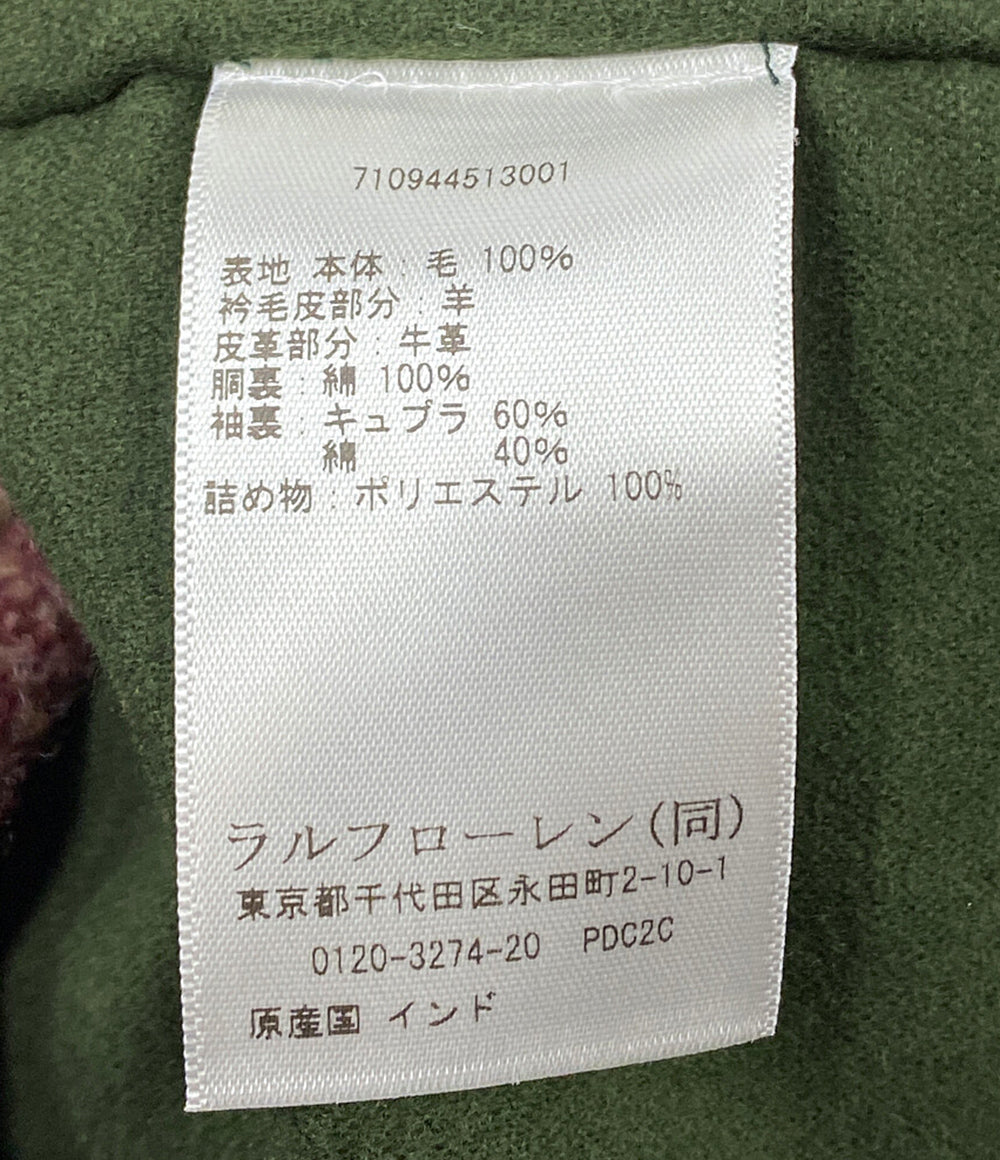 美品 POLO COUNTRY ポロカントリー ラルフローレン ピーコート チェック ボア 2024 メンズ SIZE L