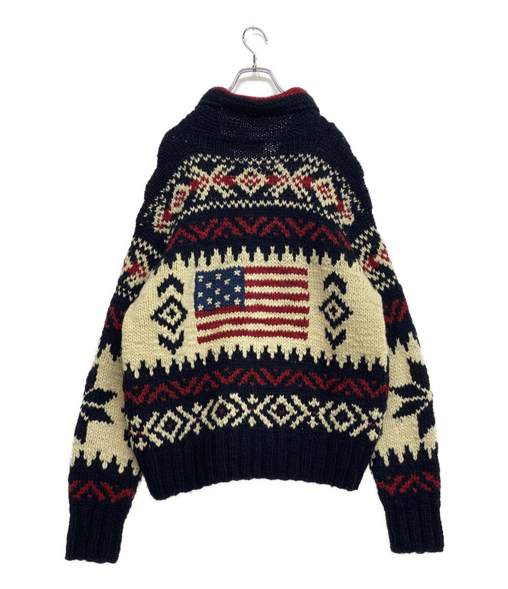 POLO RALPH LAUREN セーター ノルディック柄 フルジップ カウチン POLO RALPH LAUREN セーター ノルディック柄 フルジップ カウチン