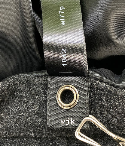 美品 wjk ダッフルコート チャコールグレー ウール 1842 メンズ SIZE M ダブルジェイケイ