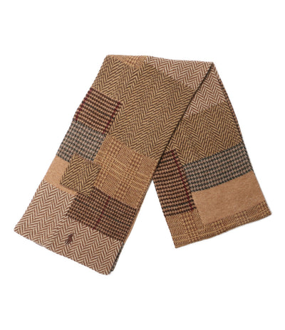 ポロ・ラルフローレン マフラー パッチワーク ウール 柄 メンズ SIZE ONE SIZE POLO RALPH LAUREN