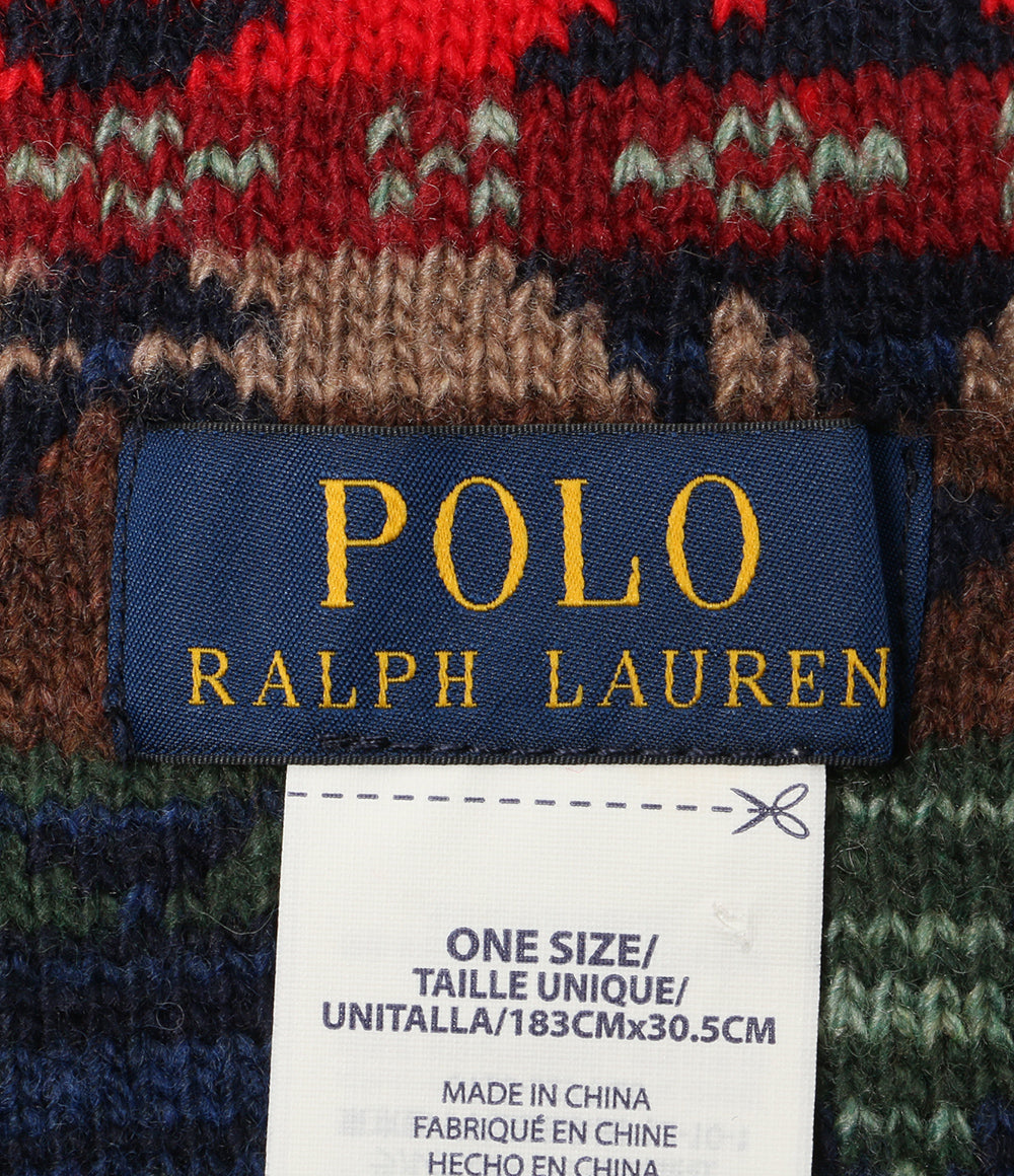 POLO RALPH LAUREN ネイティブ柄 マフラー メンズ SIZE ONE SIZE ポロ・ラルフローレン
