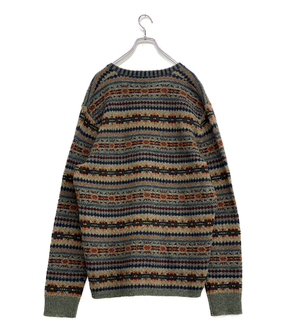 美品 POLO RALPH LAUREN フェアアイルニット ポケ付 メンズ SIZE XL ポロ・ラルフローレン