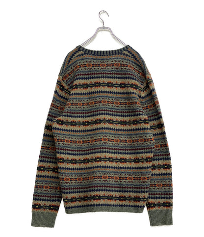 美品 POLO RALPH LAUREN フェアアイルニット ポケ付 メンズ SIZE XL ポロ・ラルフローレン