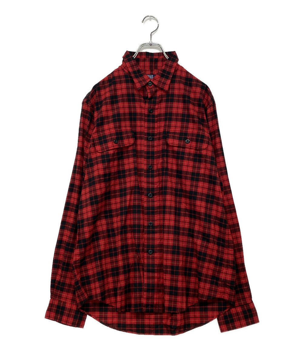 POLO RALPH LAUREN 長袖シャツ CLASSIC FIT ワーク チェック メンズ SIZE L ポロ・ラルフローレン