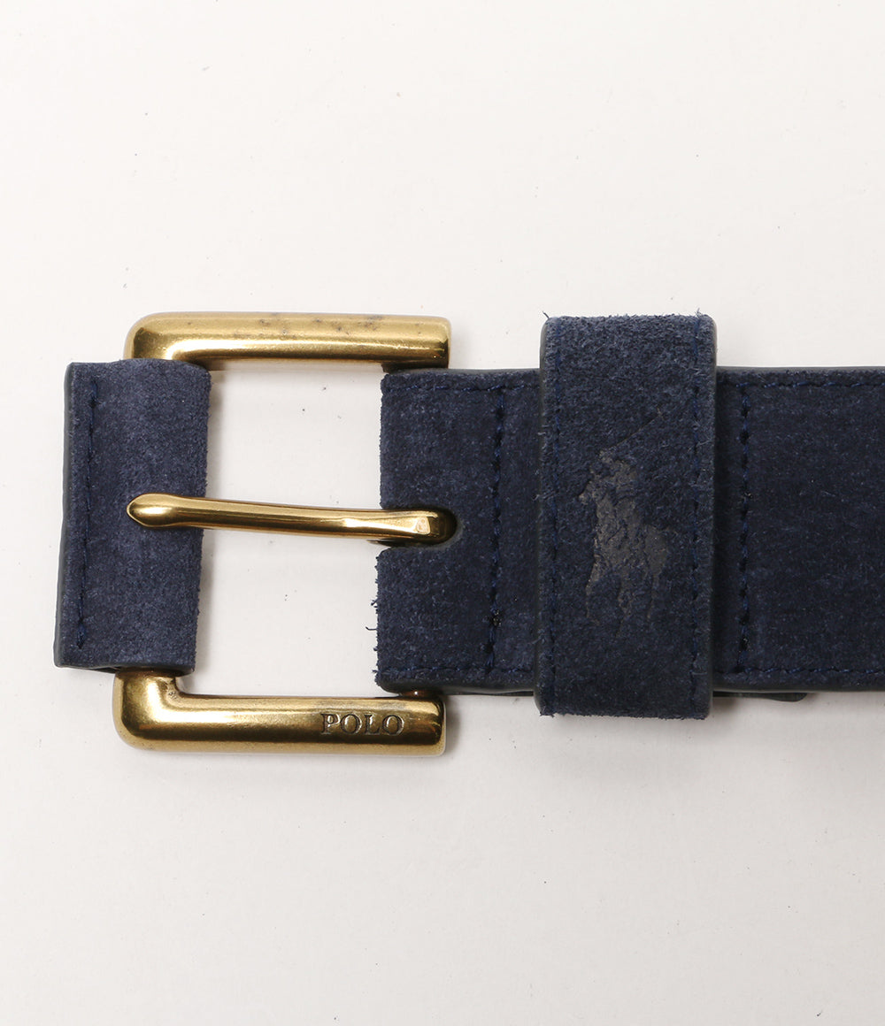 ポロ・ラルフローレン ベルト スウェード ゴールドバックル メンズ SIZE 34 POLO RALPH LAUREN