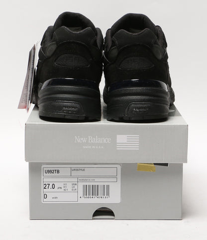 ニューバランス スニーカー USA black U992TB メンズ SIZE 27cm new balance