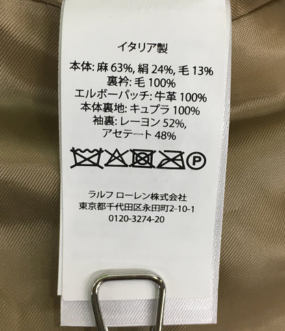 ポロバイラルフローレン テーラードジャケット 2B ヘリンボーン イタリア製 エルボーパッチ メンズ SIZE 42S POLO BY RALPH LAUREN