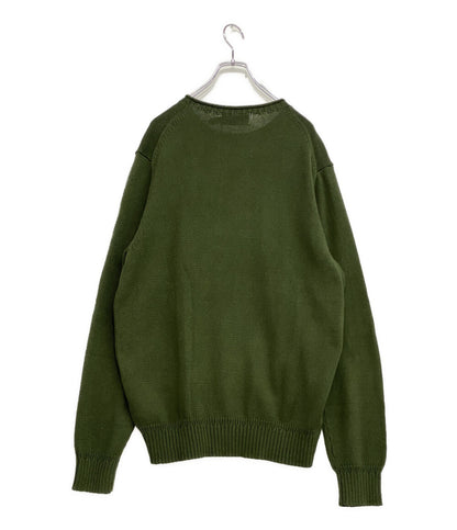 ポロ・ラルフローレン 美品 ニット POLO BEAR OLIVE メンズ SIZE L POLO RALPH LAUREN