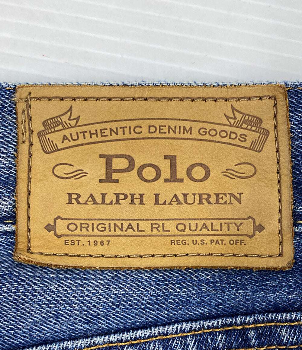 POLO RALPH LAUREN デニムパンツ VARICK SLIM STRAIGHT ディストレスト メンズ SIZE 34×32 ポロ・ラルフローレン