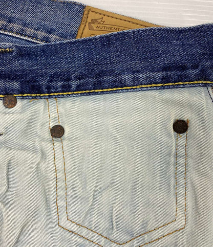 POLO RALPH LAUREN デニムパンツ VARICK SLIM STRAIGHT ディストレスト メンズ SIZE 34×32 ポロ・ラルフローレン