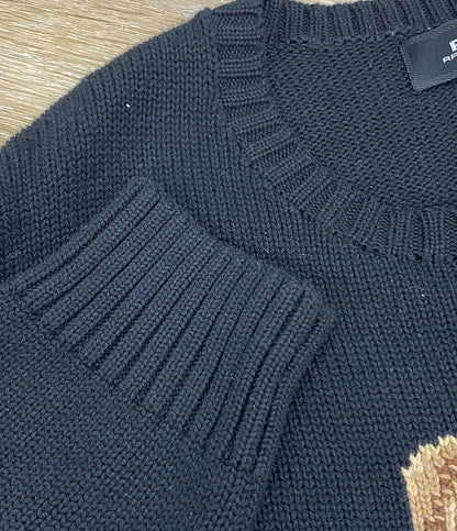 RLX RALPH LAUREN ニット GOLF BEAR ブラック 785931321001 メンズ SIZE L アールエルエックス ラルフローレン