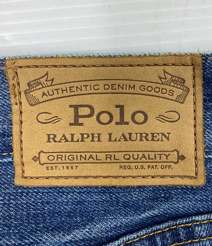 POLO RALPH LAUREN デニムパンツ VINTAGE CLASSIC FIT ダメージ加工 パッチ 41381/CA 56658 メンズ SIZE 34×32 ポロ・ラルフローレン