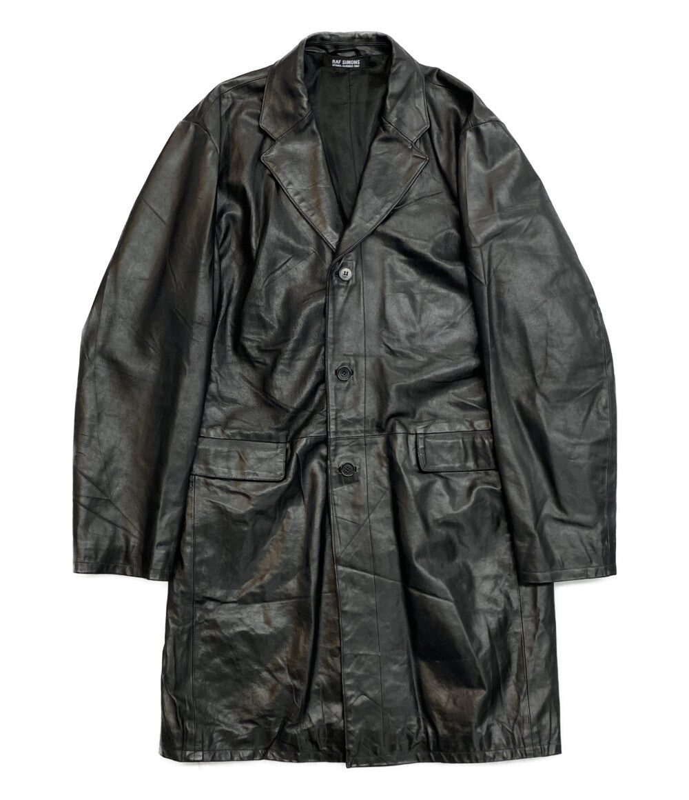 ラフシモンズ レザージャケット vera pelle real leather 07ss メンズ SIZE 52 RAF SIMONS