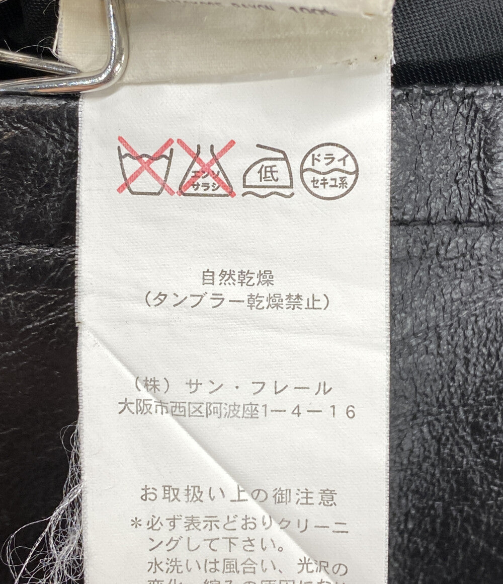 ラフシモンズ レザージャケット vera pelle real leather 07ss メンズ SIZE 52 RAF SIMONS