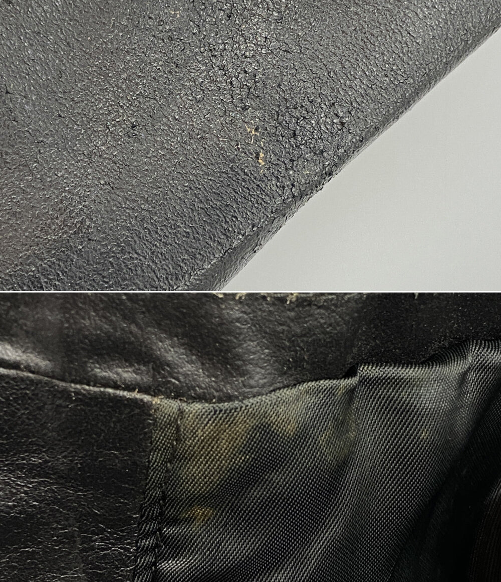 ラフシモンズ レザージャケット vera pelle real leather 07ss メンズ SIZE 52 RAF SIMONS