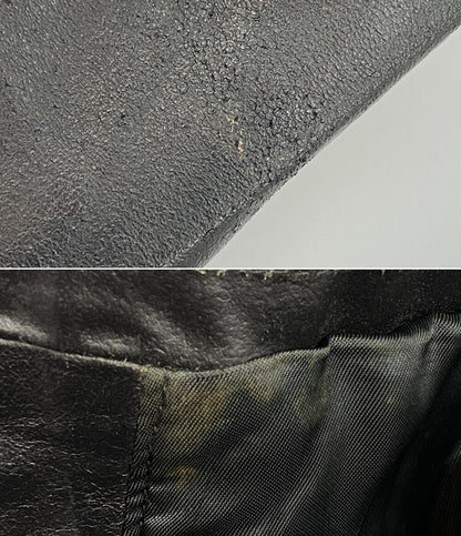 ラフシモンズ レザージャケット vera pelle real leather 07ss メンズ SIZE 52 RAF SIMONS