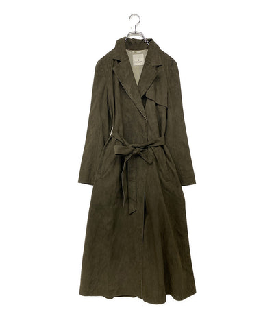 モラビト トレンチコート フェイクスウェード 20AW 9093-21201 レディース SIZE 40 MORABITO