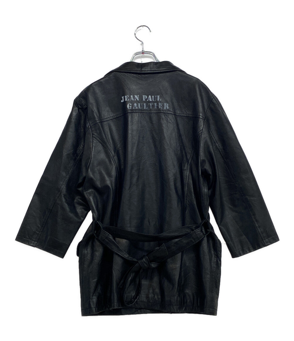ジャンポール・ゴルチェ レザージャケット Pコート 90s レディース SIZE - JEAN PAUL GAULTIER