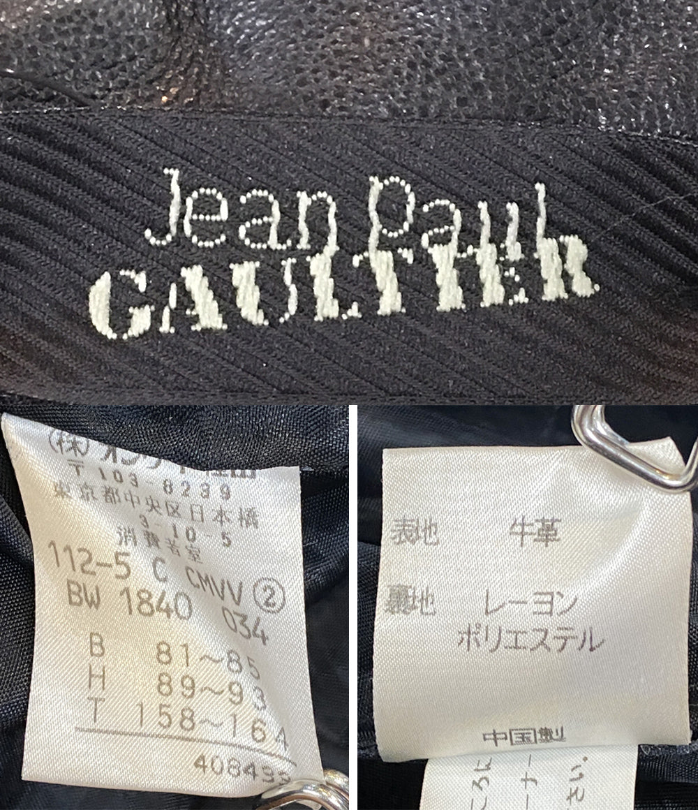 ジャンポール・ゴルチェ レザージャケット Pコート 90s レディース SIZE - JEAN PAUL GAULTIER