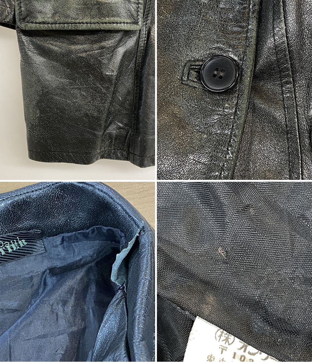 ジャンポール・ゴルチェ レザージャケット Pコート 90s レディース SIZE - JEAN PAUL GAULTIER