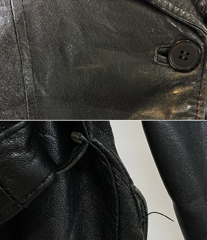 ジャンポール・ゴルチェ レザージャケット Pコート 90s レディース SIZE - JEAN PAUL GAULTIER