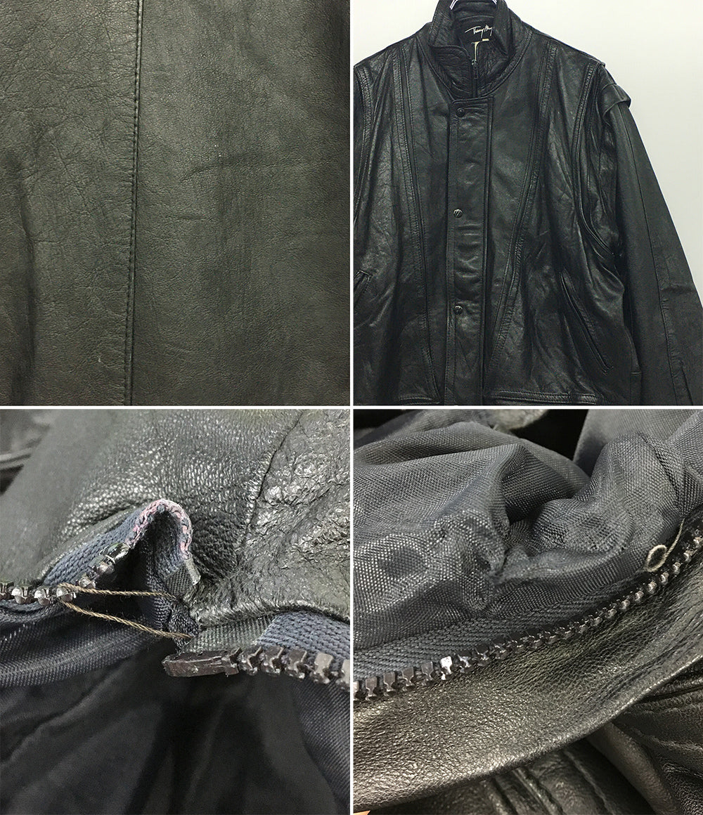 【ミチル】Mugler  リアルレザージャケット ミチル】Mugler リアルレザージャケット Thierry Mugler Tailored Fur