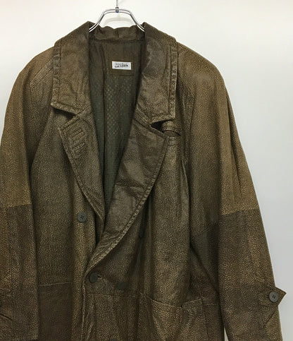 ジャンポール・ゴルチェ ダブルボタン レザージャケット 牛革 408433 レディース SIZE - JEAN PAUL GAULTIER