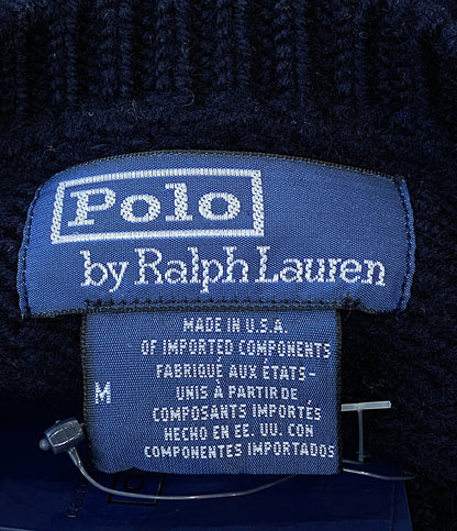 POLO RALPH LAUREN ニット ウール レターマン メンズ SIZE Ｍ ポロ・ラルフローレン