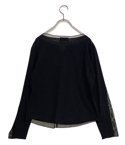 ジャンポール・ゴルチェ 長袖Ｔシャツ 二重カットソー パワーネット レディース SIZE 2 Jean Paul GAULTIER