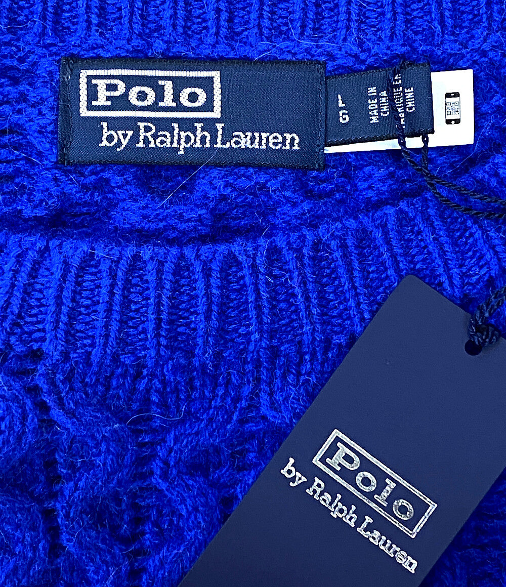 美品 POLO RALPH LAUREN ニット ボーダー アルパカ混 メンズ SIZE L ポロ・ラルフローレン